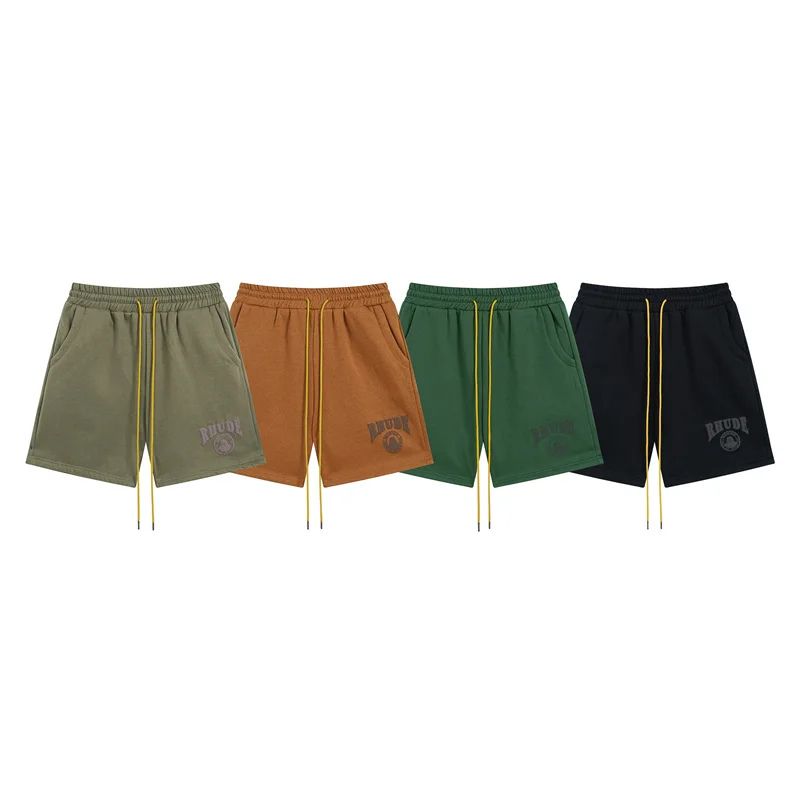 Rhude Men's Shorts Foam 3D Logo Best Quality Wool Men Women Oversize Drawstring Shorts Fashion Streetwear
Rhude Men's Shorts Foam 3D Logo Best Quality Wool Men Women Oversize Drawstring Shorts Fashion Streetwear