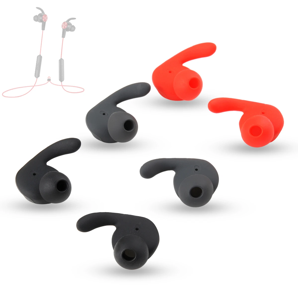 3Pairs Silicone Ear Hook for HUAWEI XSport Earbuds Earhook Sport Anti-drop Eartips Honor AM61 Bluetooth Headphone Ear Tips
3Pairs Silicone Ear Hook for HUAWEI XSport Earbuds Earhook Sport Anti-drop Eartips Honor AM61 Bluetooth Headphone Ear Tips