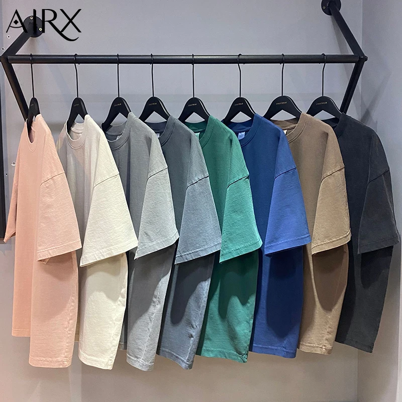 AIRX Summer Short Sleeve T-Shirt Women Loose Tops Solid Color Simple Couple T Shirts O-Neck 100% Cotton Men Plus Size XXL
AIRX Summer Short Sleeve T-Shirt Women Loose Tops Solid Color Simple Couple T Shirts O-Neck 100% Cotton Men Plus Size XXL