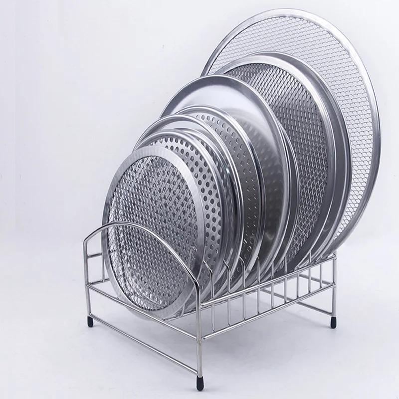 SHANGPEIXUAN Stainless Steel Rack Bakeware Rack Pizza Plate Holder Cutting Board Dish Rack Storage Stand Pizza Pan Tray Kitchen
SHANGPEIXUAN Stainless Steel Rack Bakeware Rack Pizza Plate Holder Cutting Board Dish Rack Storage Stand Pizza Pan Tray Kitchen