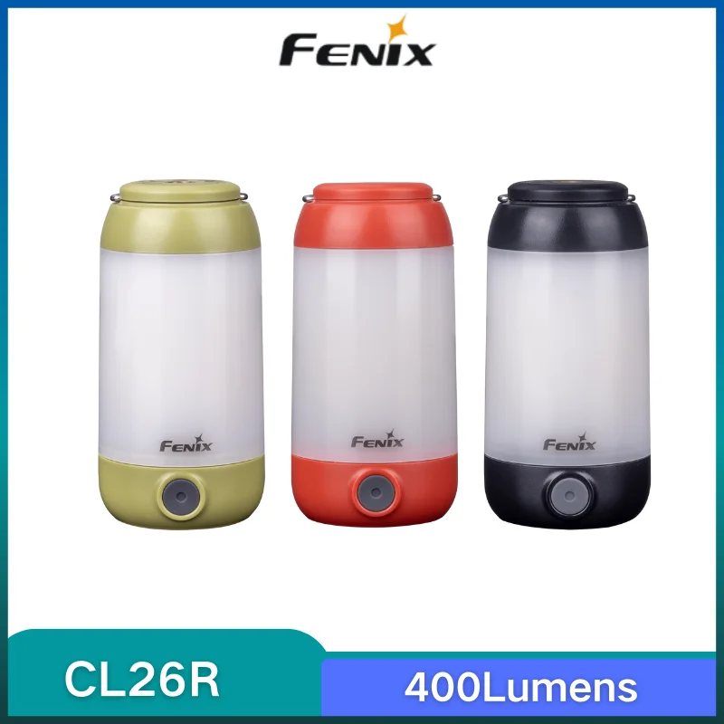 Fenix CL26R Micro-USB rechargeable 18650 anti-glare Camping Lantern equipment lamp max 400Lumens With 2600mAh Battery
Fenix CL26R Micro-USB rechargeable 18650 anti-glare Camping Lantern equipment lamp max 400Lumens With 2600mAh Battery