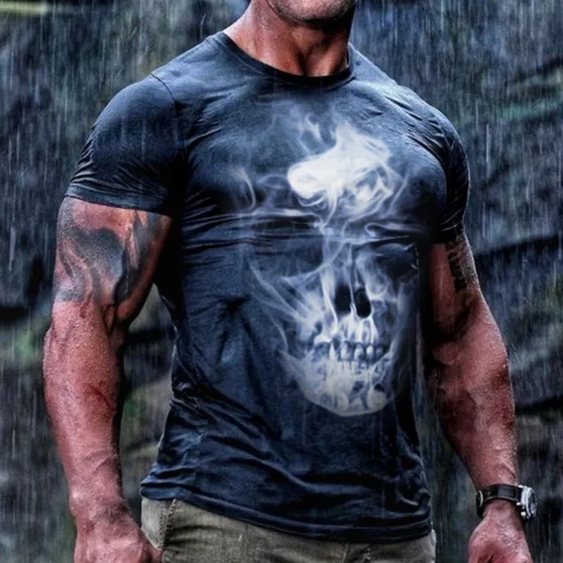 Gym Mens T Shirts Skull Horror 3D Printed T-shirt For Men Casual Summer Short Sleeve Tops Oversized Tees Street We
Gym Mens T Shirts Skull Horror 3D Printed T-shirt For Men Casual Summer Short Sleeve Tops Oversized Tees Street We