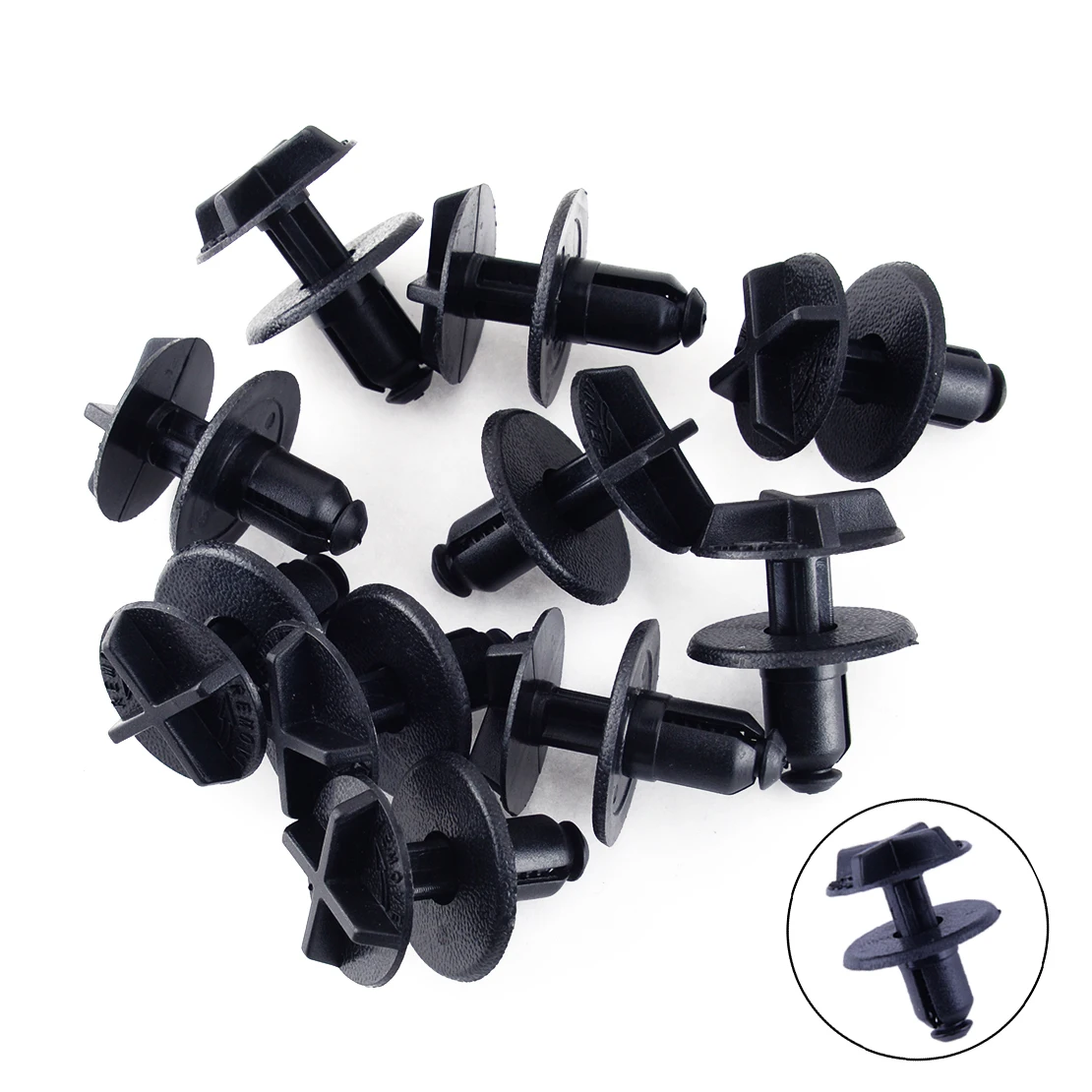 10382313 20pcs Car Sight Shield Trim Push-Type Retainer Clip Fit For GM Cadillac Black
10382313 20pcs Car Sight Shield Trim Push-Type Retainer Clip Fit For GM Cadillac Black