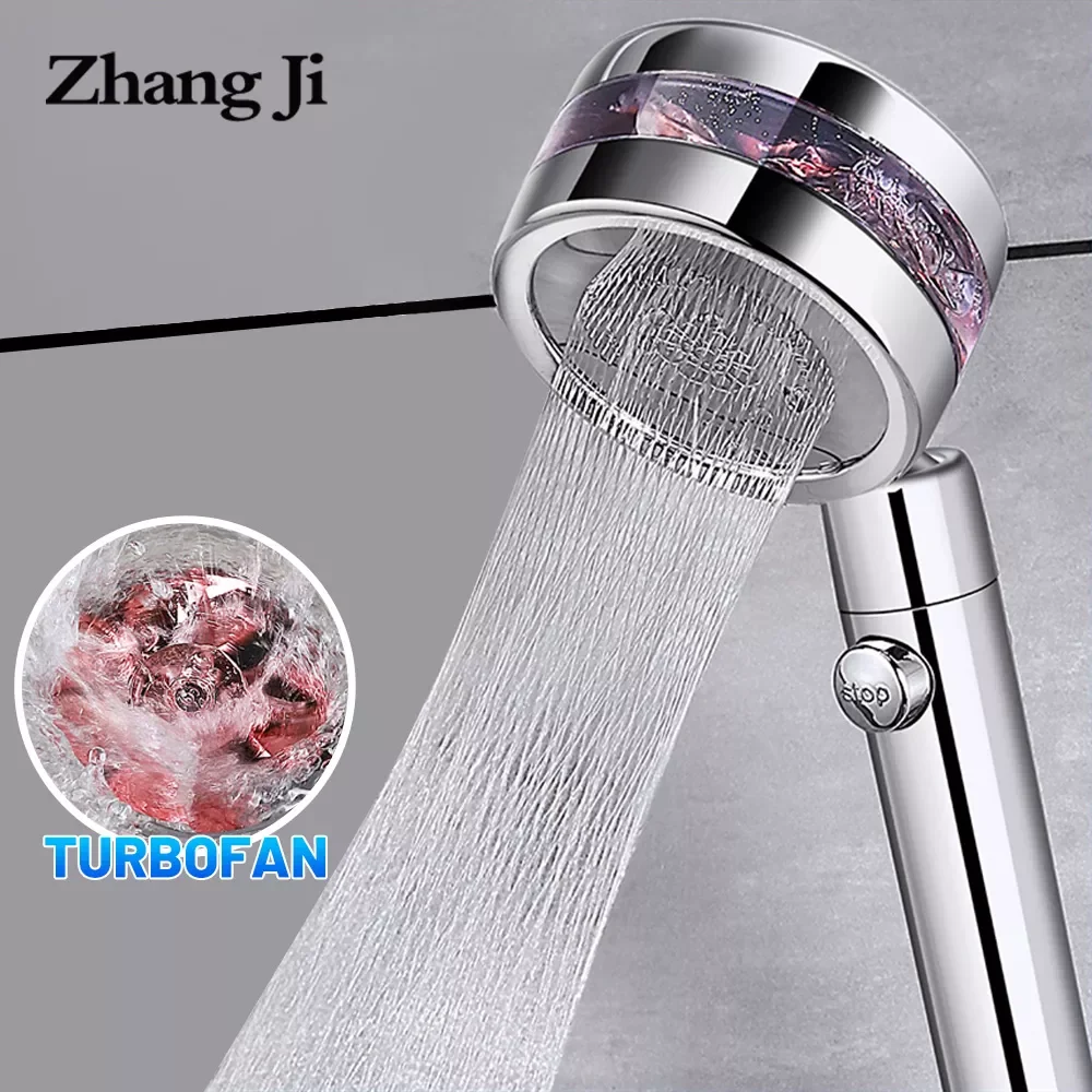 ZhangJi Bathroom Double Panel Propeller Driven Shower Head with Stop Button Turbocharged High Pressure Water Saving Nozzle
ZhangJi Bathroom Double Panel Propeller Driven Shower Head with Stop Button Turbocharged High Pressure Water Saving Nozzle