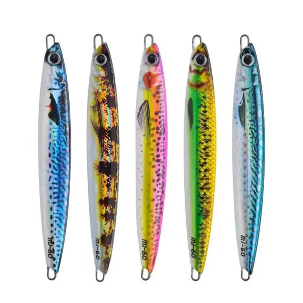 Sinking Spinning Baits 60g 115mm Colorful Lead Casting Jig Bait Spanish mackerel Metal Fishing Lure
Sinking Spinning Baits 60g 115mm Colorful Lead Casting Jig Bait Spanish mackerel Metal Fishing Lure