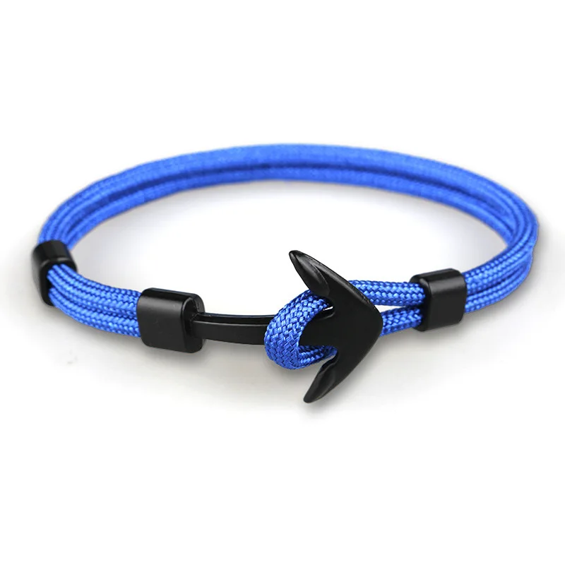 Charmsmic Mens Black Anchor Survival Charm Bracelets For Women Female Handmade Wristband Summer Vacation Jewelry Gifts 2022
Charmsmic Mens Black Anchor Survival Charm Bracelets For Women Female Handmade Wristband Summer Vacation Jewelry Gifts 2022