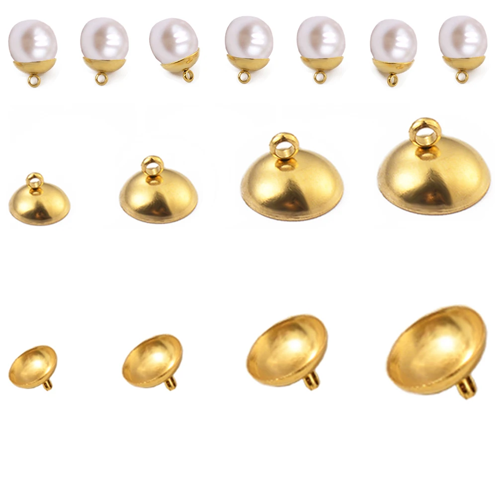 50pcs Stainless Steel Beads End Caps Connector Fit Round Charm for DIY Earrings Necklace Jewelry Making Components
50pcs Stainless Steel Beads End Caps Connector Fit Round Charm for DIY Earrings Necklace Jewelry Making Components