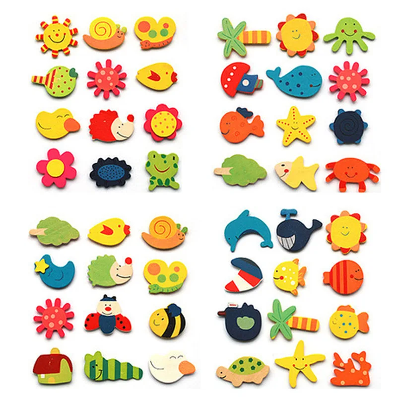 12pcs Creative Animals Wooden Fridge Magnet Sticker Cute Funny Refrigerator Colorful Kids Toy Home Decor Wood Toys
12pcs Creative Animals Wooden Fridge Magnet Sticker Cute Funny Refrigerator Colorful Kids Toy Home Decor Wood Toys