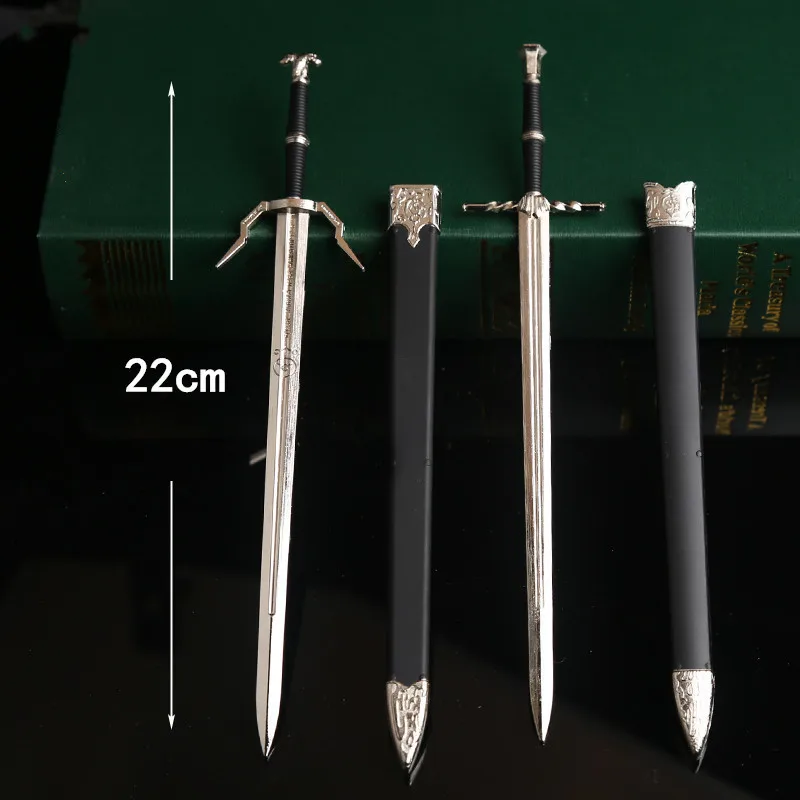 Wizard Sword 22cm Geralt New Double-headed Beast Sword Combined Keychain Gold Weapon Model Toy
Wizard Sword 22cm Geralt New Double-headed Beast Sword Combined Keychain Gold Weapon Model Toy