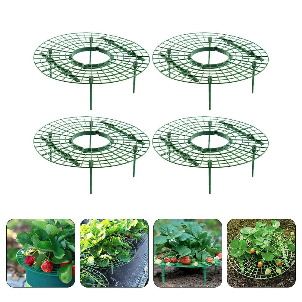

Strawberry Support Climbing Rack Growing Stand Frame Supports Cage Trellis Garden Plastic Vegetable Bracket Planter Holder