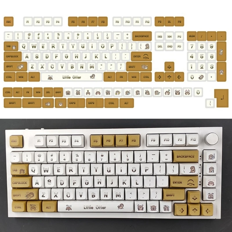 134 Keys Keycaps XDA Cartoon LittleOtter Keycaps PBT DyeSublimation Mechanical Keyboard Keycap Set
134 Keys Keycaps XDA Cartoon LittleOtter Keycaps PBT DyeSublimation Mechanical Keyboard Keycap Set