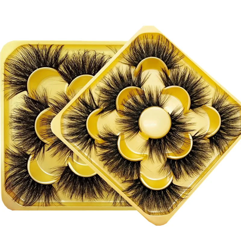 5 Pairs 25mm 3D Faux Mink Lashes Bulk Fluffy Natural False Eyelashes Thick Dramatic Mink Eyelashes maquiagem
5 Pairs 25mm 3D Faux Mink Lashes Bulk Fluffy Natural False Eyelashes Thick Dramatic Mink Eyelashes maquiagem