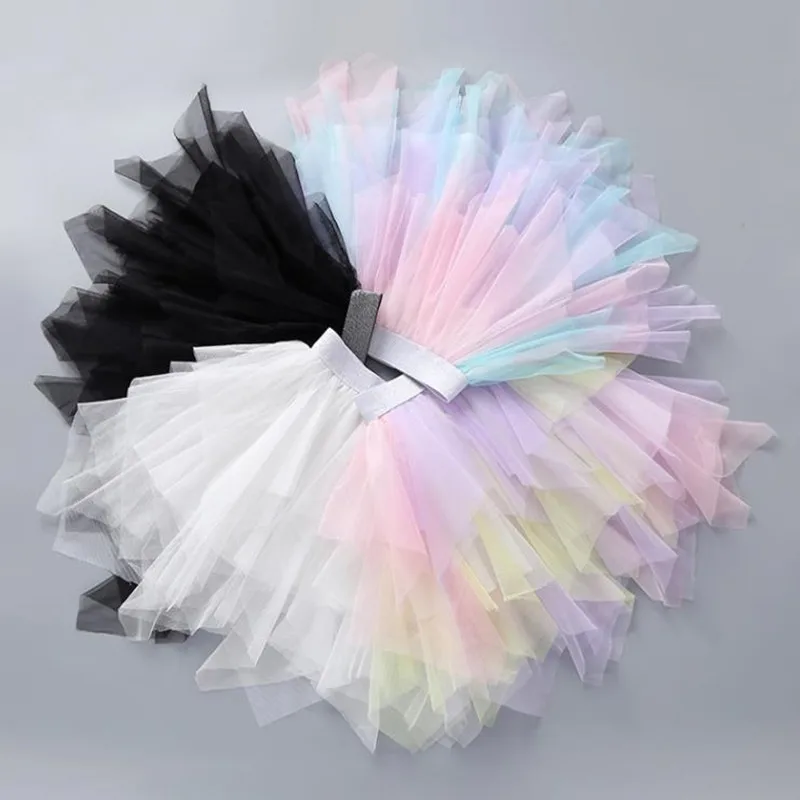 Girls' Cake Mesh Skirt Performance Show Multicolored Short Skirt Girls Ball Gown Skirt Western-style 9071
Girls' Cake Mesh Skirt Performance Show Multicolored Short Skirt Girls Ball Gown Skirt Western-style 9071