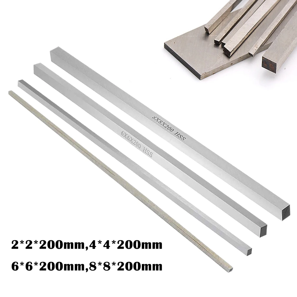 200mm White Steel Bar CNC Lathe Tools HSS Square Steel Bar For Lathe Milling Turning Parting Engraving Cutting Tools
200mm White Steel Bar CNC Lathe Tools HSS Square Steel Bar For Lathe Milling Turning Parting Engraving Cutting Tools