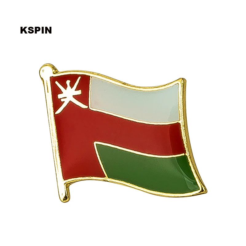 

Oman Flag Badge Flag Laple Pin Badges Flag Brooch