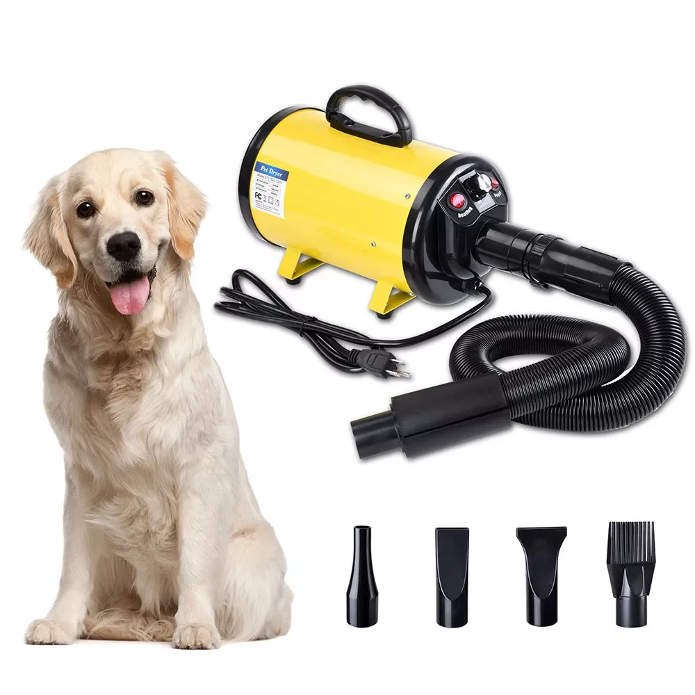 Yescom 2400W 3.2HP Pet Dog Grooming Hair Force Dryer Quick Blower Heater Electrodeless Speed 4 Nozzles Yellow
Yescom 2400W 3.2HP Pet Dog Grooming Hair Force Dryer Quick Blower Heater Electrodeless Speed 4 Nozzles Yellow
