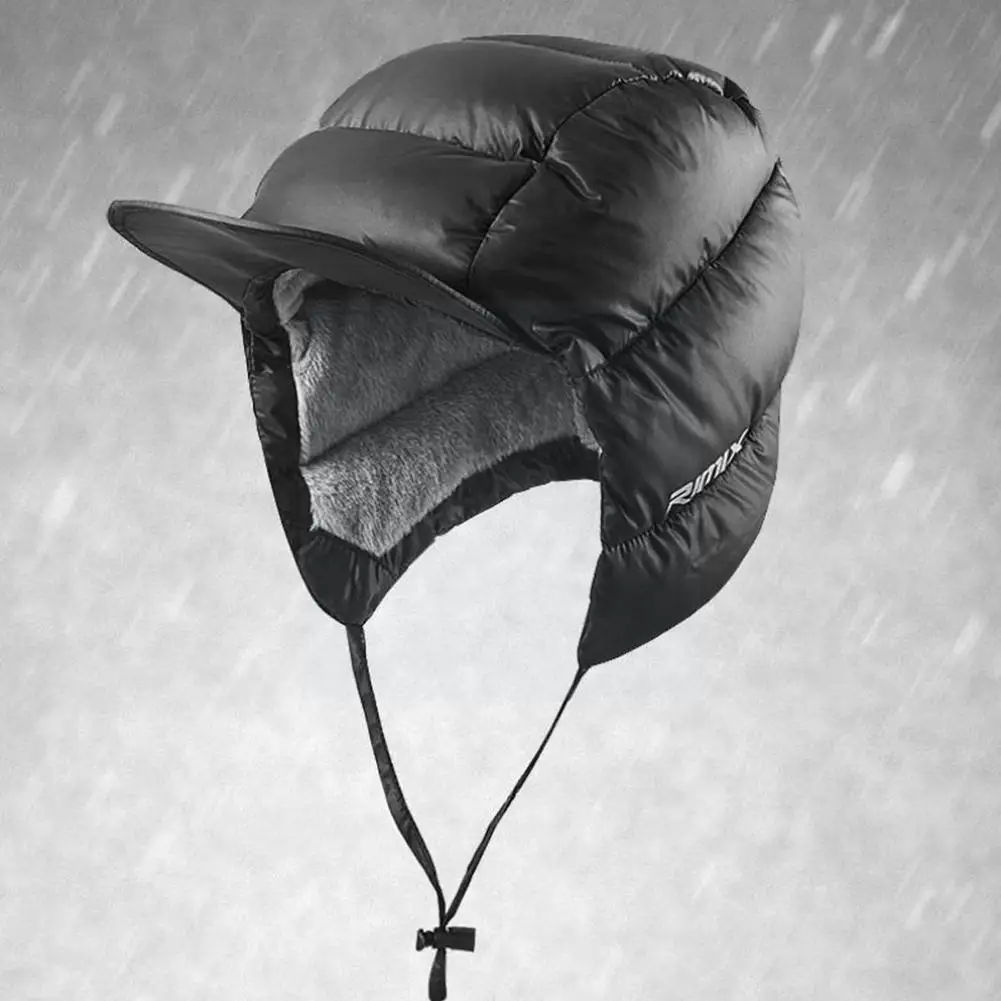 Windproof Duck Down Peaked Hat Thermal Waterproof Earflap Warm Fleece Soft For Cycling Hunting Cold Weather Outdoor Sports T4d7
Windproof Duck Down Peaked Hat Thermal Waterproof Earflap Warm Fleece Soft For Cycling Hunting Cold Weather Outdoor Sports T4d7