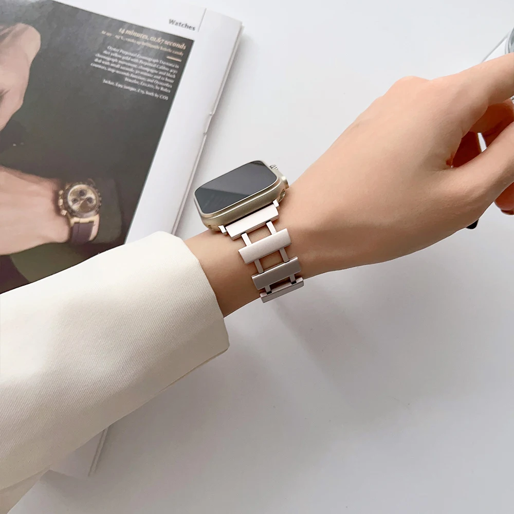 Stainless Steel Strap For Apple Watch Band 49mm 45mm 41mm 40mm 44mm 38mm Correa For iWatch Series 8 7 6 5 4 3 se ultra Bracelet
Stainless Steel Strap For Apple Watch Band 49mm 45mm 41mm 40mm 44mm 38mm Correa For iWatch Series 8 7 6 5 4 3 se ultra Bracelet