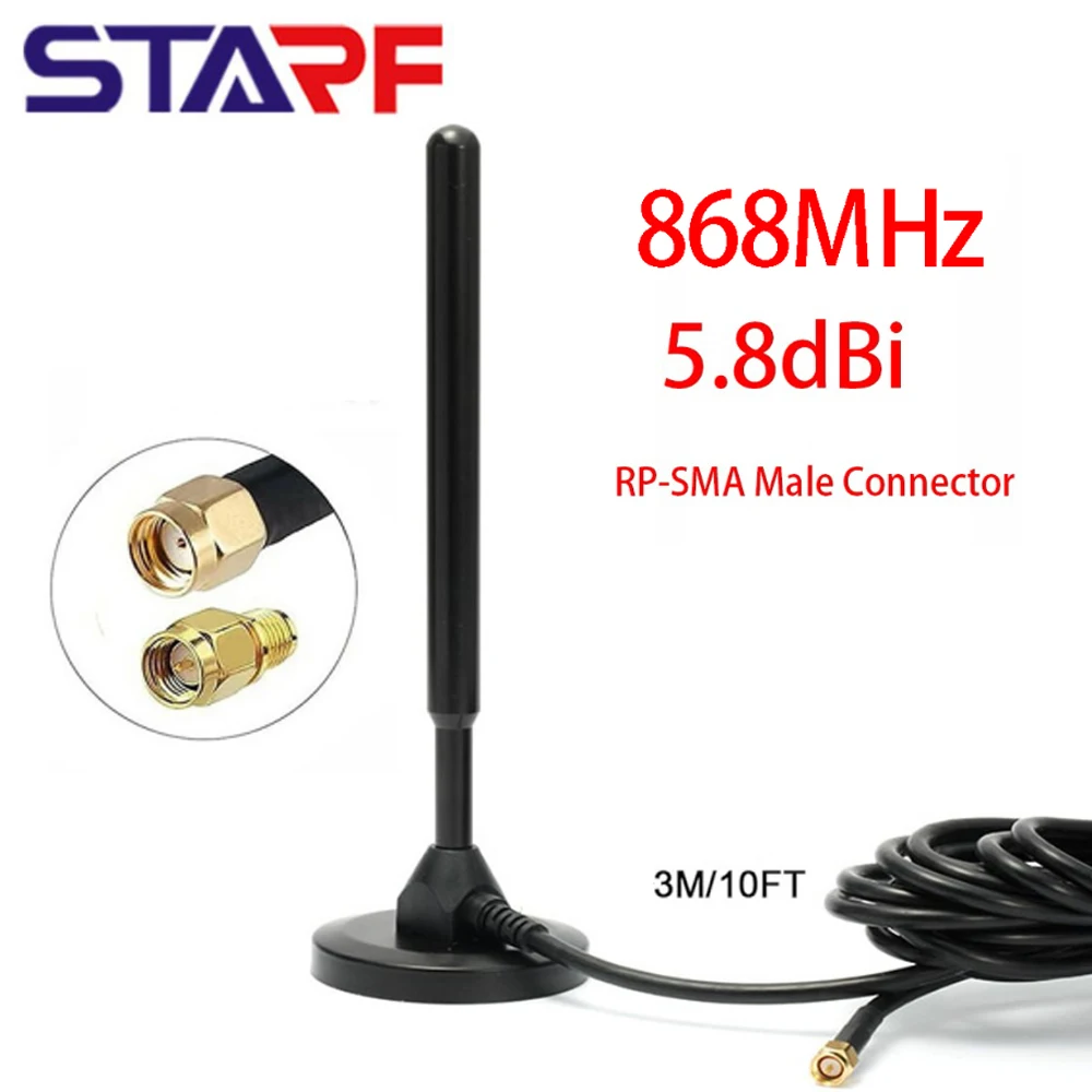 5.8dBi 868MHZ LoRa Antenna For Helium Hotspot Nebra Bobcat 300 Miner Replacement Antenna With RP-SMA Male Connector
5.8dBi 868MHZ LoRa Antenna For Helium Hotspot Nebra Bobcat 300 Miner Replacement Antenna With RP-SMA Male Connector