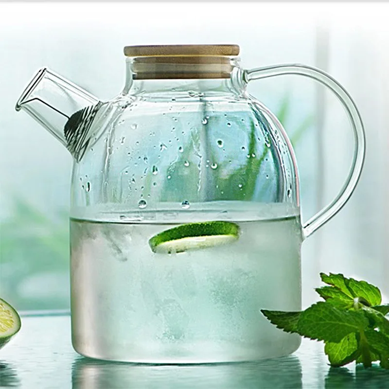 Transparent Borosilicate Glass Teapot Heat-Resistant Large Clear Tea Pot With Lid Flower Tea Set Puer Kettle Cup Office Too
Transparent Borosilicate Glass Teapot Heat-Resistant Large Clear Tea Pot With Lid Flower Tea Set Puer Kettle Cup Office Too