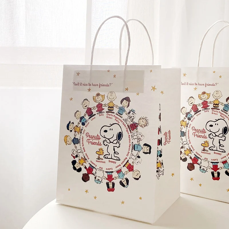 2 Packs Ins Style Anime Cartoon Snoopy Tote Bag Cute Snoopys Girls Storage Paper Bag Kawaii Women Gift Bag Kraft Paper Pouch
2 Packs Ins Style Anime Cartoon Snoopy Tote Bag Cute Snoopys Girls Storage Paper Bag Kawaii Women Gift Bag Kraft Paper Pouch