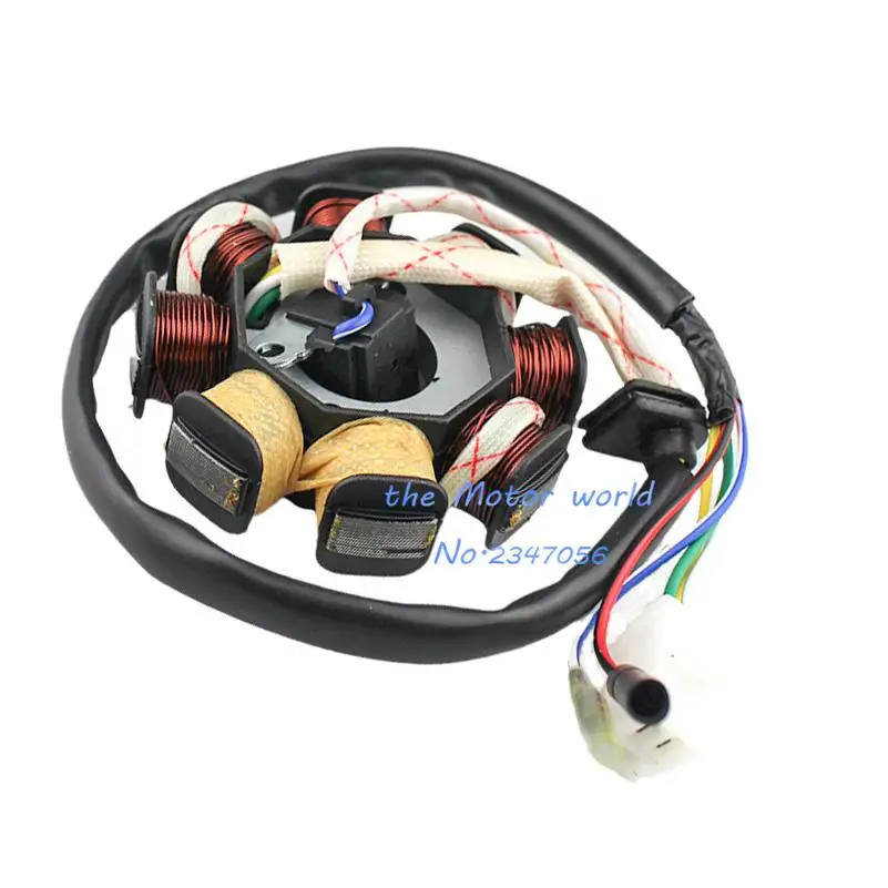 Статор переменного тока Magneto для GY6 49cc 50cc 8-coil 139QMB 139QMA китайский скутер мопед (двойные катушки зажигания)
Статор переменного тока Magneto для GY6 49cc 50cc 8-coil 139QMB 139QMA китайский скутер мопед (двойные катушки зажигания)