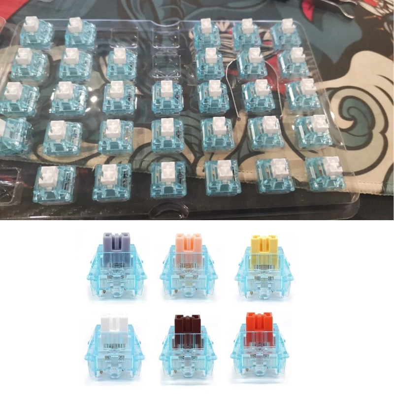 10 шт. бесшумный переключатель RGB с горячей заменой на заказ Бесшумная смазка тактильные 5-контактные переключатели линейные для механическо...
10 шт. бесшумный переключатель RGB с горячей заменой на заказ Бесшумная смазка тактильные 5-контактные переключатели линейные для механическо...