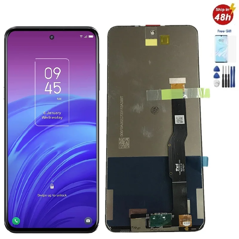 ЖК-дисплей 6,67 дюйма для TCL 20L T774H T774B, сенсорный ЖК-экран, дигитайзер в сборе для TCL 20 L, дисплей TCL 20L, ЖК-дисплей
ЖК-дисплей 6,67 дюйма для TCL 20L T774H T774B, сенсорный ЖК-экран, дигитайзер в сборе для TCL 20 L, дисплей TCL 20L, ЖК-дисплей