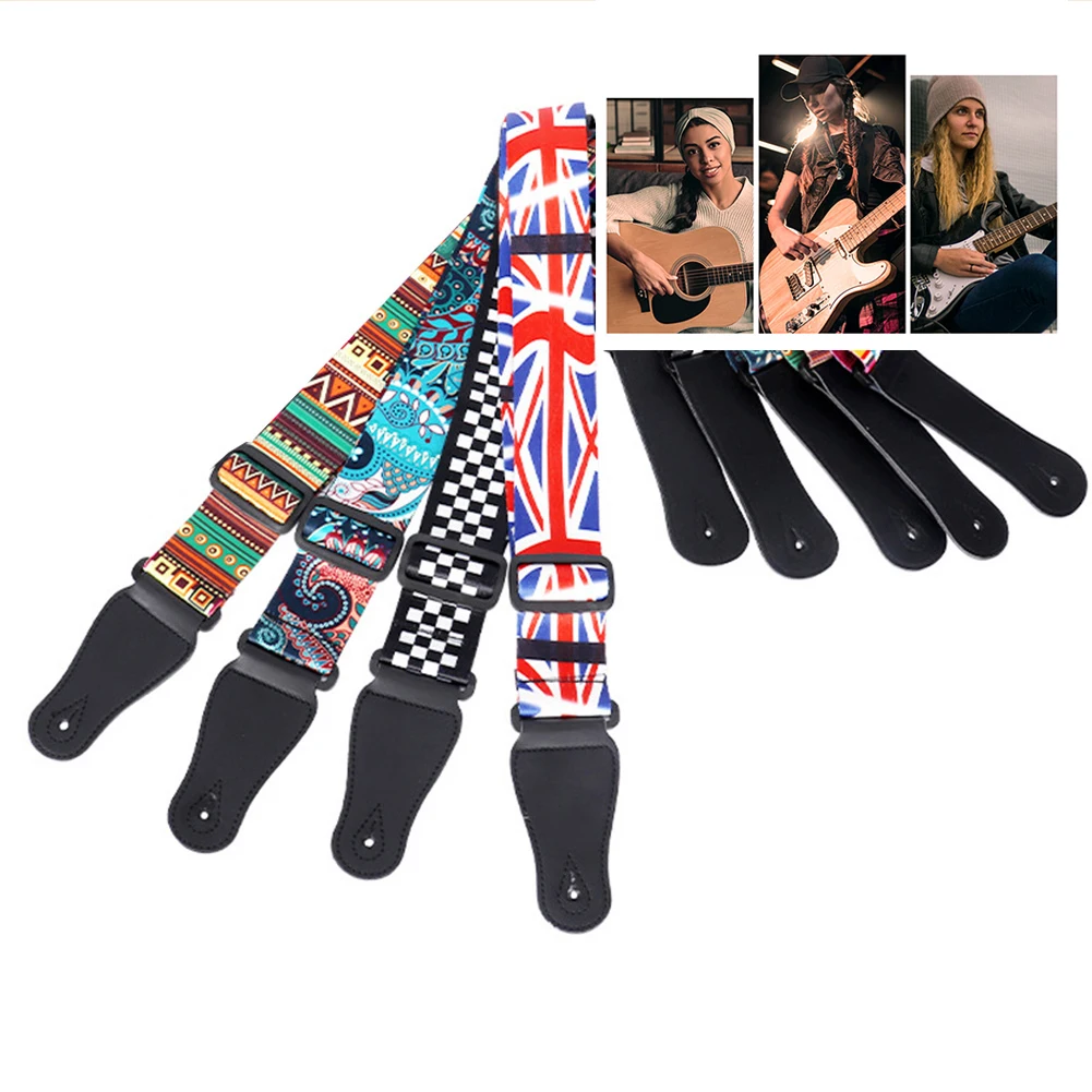 Adjustable Guitar Strap 5cm Nylon Leather Musical Instruments Accessories For Electric Guitar/Acoustic Guitar/Classical Guitar
Adjustable Guitar Strap 5cm Nylon Leather Musical Instruments Accessories For Electric Guitar/Acoustic Guitar/Classical Guitar