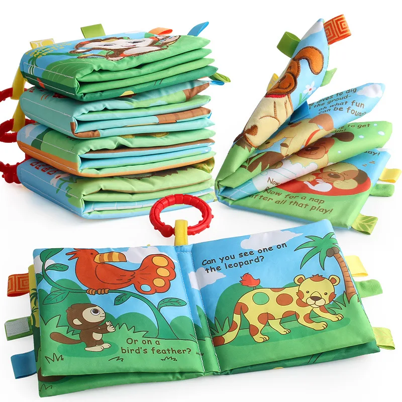 New Baby Cloth Book Palm Book Early Education Educational Toys with Sound Paper Cloth Book
New Baby Cloth Book Palm Book Early Education Educational Toys with Sound Paper Cloth Book