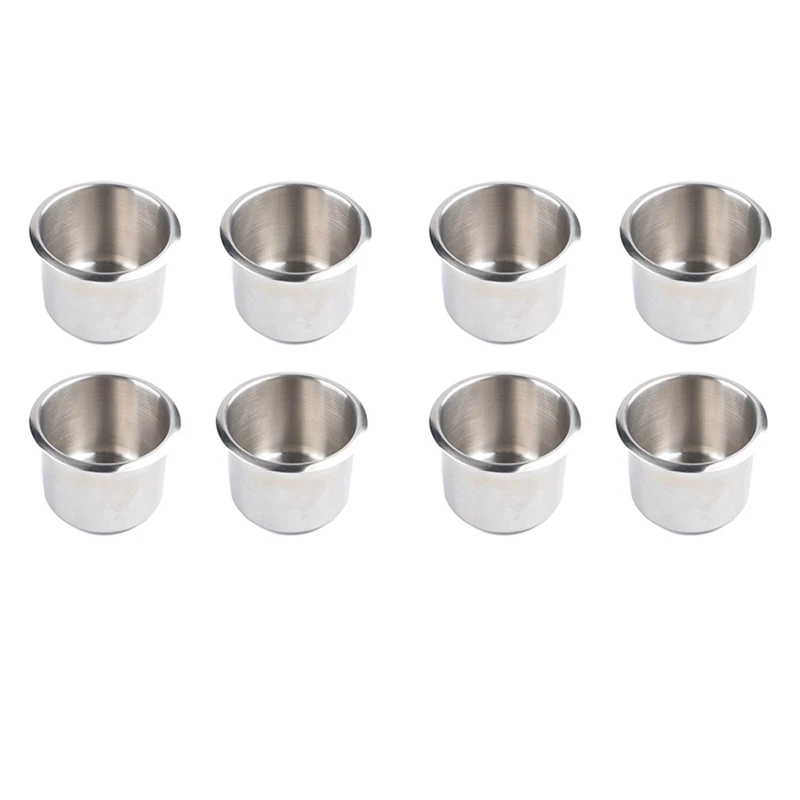 8Pcs Universal Marine Boat Cup Holder 68X55mm Stainless Steel Drop In Drink Cup Holder For Poker Table Couch
8Pcs Universal Marine Boat Cup Holder 68X55mm Stainless Steel Drop In Drink Cup Holder For Poker Table Couch