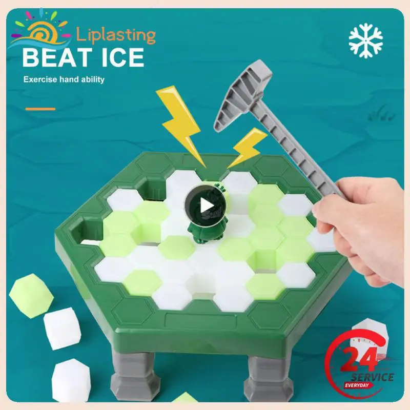 Penguin Ice Breaking Board Games Children Knocking Ice Puzzle Desktop Parent-child Interactive Decompression Toys For Kids 3+
Penguin Ice Breaking Board Games Children Knocking Ice Puzzle Desktop Parent-child Interactive Decompression Toys For Kids 3+