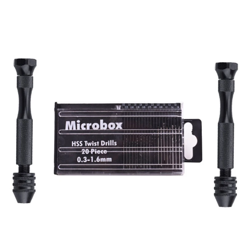 Professional Pin Vise Hand Drill Bits with 20 pcs Micro Twist Drill Bits Dropship
Professional Pin Vise Hand Drill Bits with 20 pcs Micro Twist Drill Bits Dropship