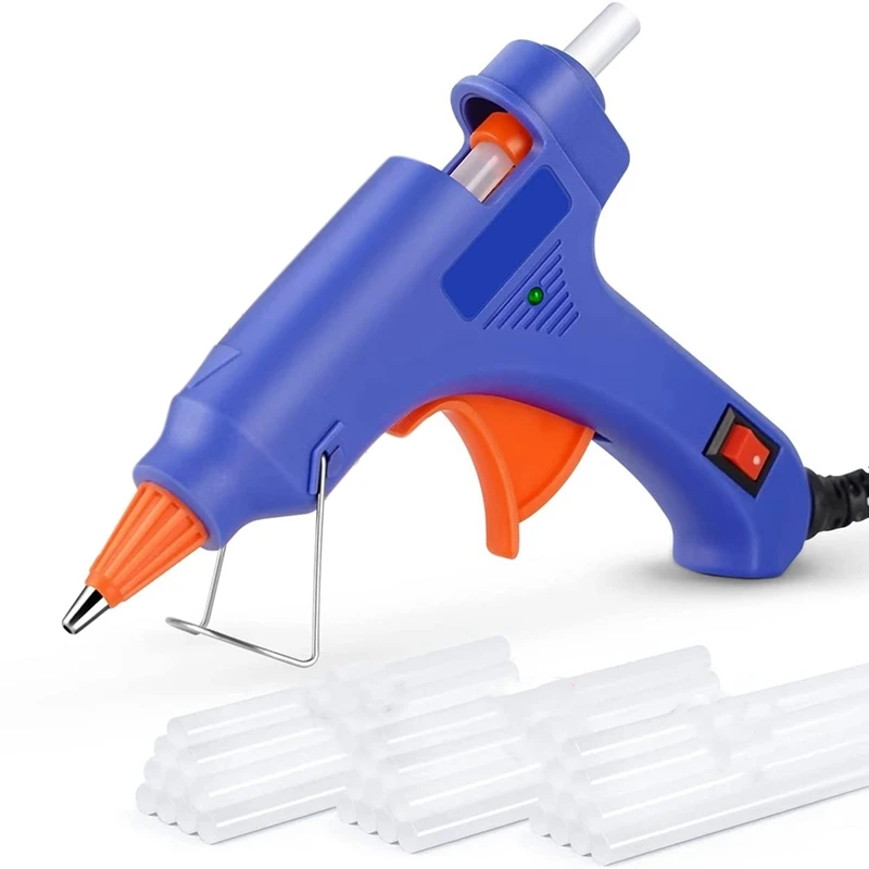 Glue Gnu, Mini Hot Gnu Kit With 30 Glue Sticks For School Crafts DIY Arts Quick Home Repairs, 20W, Blue US Plug
Glue Gnu, Mini Hot Gnu Kit With 30 Glue Sticks For School Crafts DIY Arts Quick Home Repairs, 20W, Blue US Plug