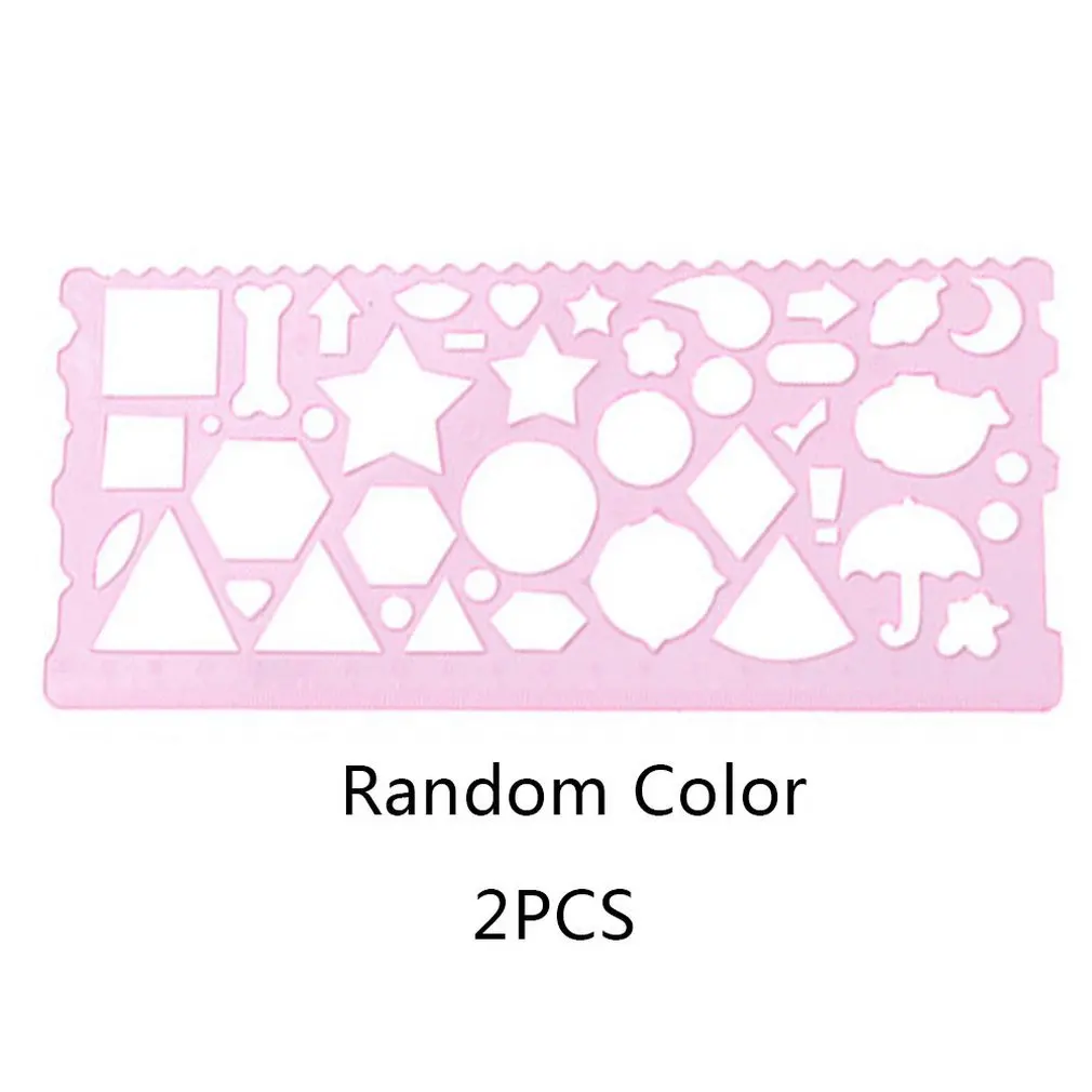 Plastic Templates Drawing Geometric Shape Rulers Triangle Circle Drawing for Student Kid Ruler Set (2 pcs, Random Color)
Plastic Templates Drawing Geometric Shape Rulers Triangle Circle Drawing for Student Kid Ruler Set (2 pcs, Random Color)