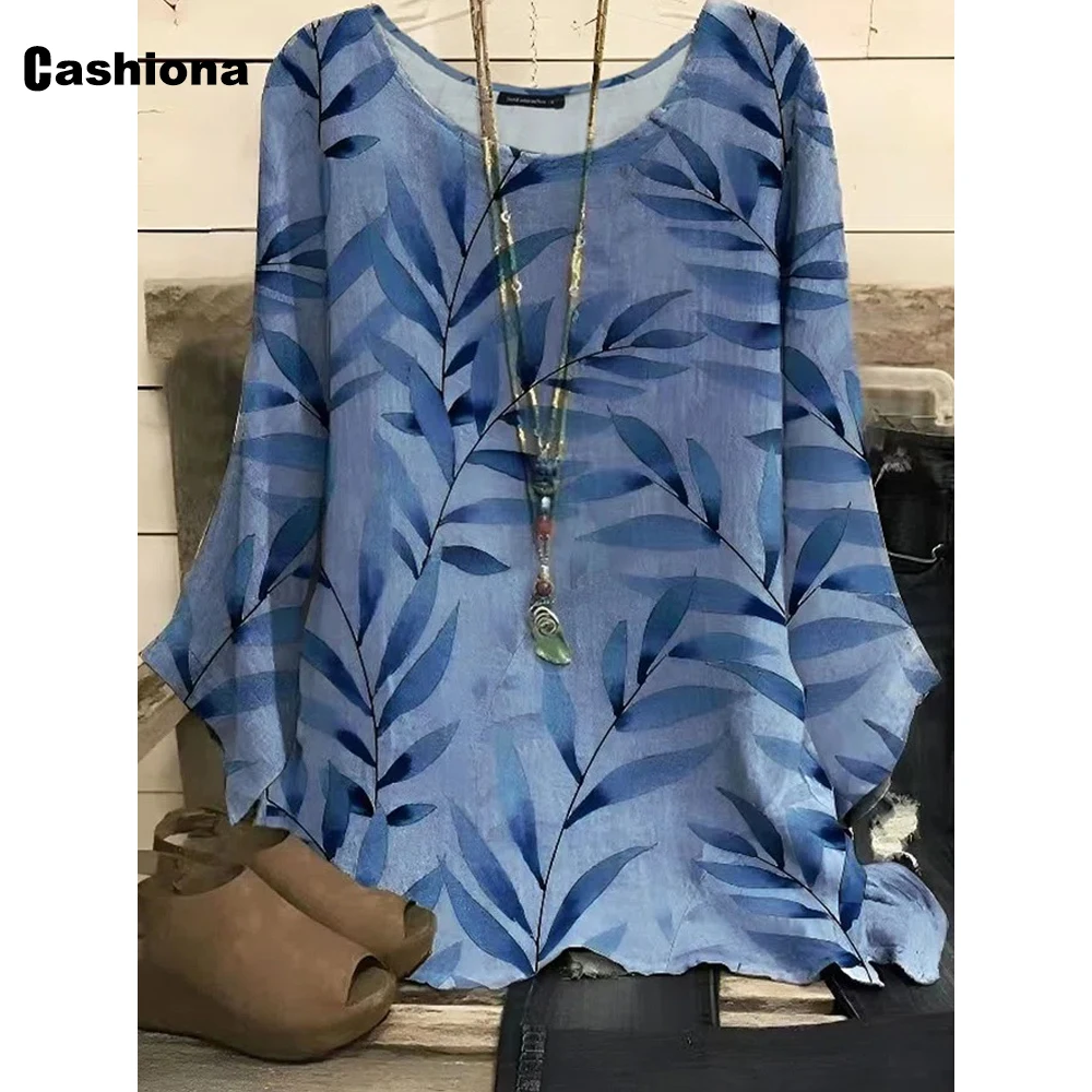 Women Bohemian Leaf Print Tees Shirt Women's Casual T Shirt Clothing 2022 Female Long-Sleeved Tops Autumn Round Neck Pullovers
Women Bohemian Leaf Print Tees Shirt Women's Casual T Shirt Clothing 2022 Female Long-Sleeved Tops Autumn Round Neck Pullovers