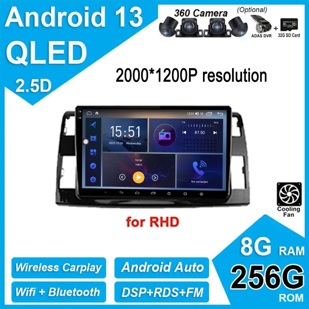 Android 13 для Toyota Previa 3 XR50 Estima 2006-2019 автомобильное радио, мультимедийный плеер, GPS, видео, аудио, экран, навигация, стерео
Android 13 для Toyota Previa 3 XR50 Estima 2006-2019 автомобильное радио, мультимедийный плеер, GPS, видео, аудио, экран, навигация, стерео