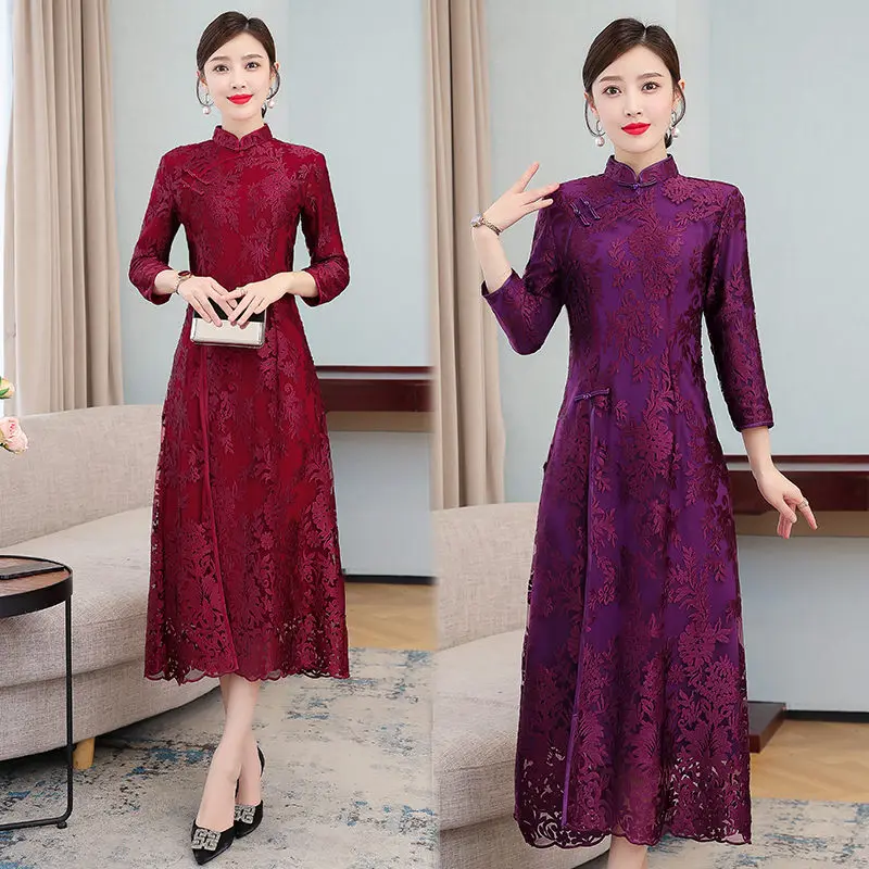 Новинка Весна 2022 Qipao Женская одежда с вышивкой свадебное платье-Ципао для мам модное элегантное женское платье в стиле ретро M2291
Новинка Весна 2022 Qipao Женская одежда с вышивкой свадебное платье-Ципао для мам модное элегантное женское платье в стиле ретро M2291