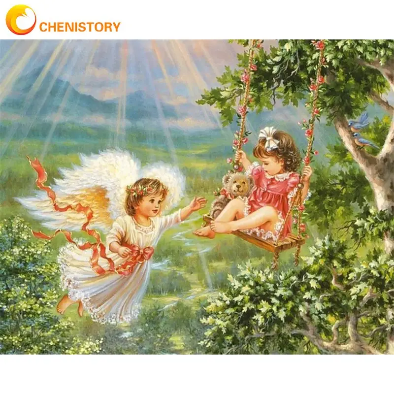 CHENISTORY Full Drill Square /Round Diamond Painting The Angel Frameless Pictures Mosaic Girl Handicraft Home Decor For Kids
CHENISTORY Full Drill Square /Round Diamond Painting The Angel Frameless Pictures Mosaic Girl Handicraft Home Decor For Kids