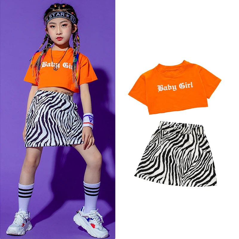 Children Jazz Dance Performance Costume Summer Boys Street Dance Outfit Hip Hop Dancewear Orange Tops Stripe Skirt Suit YS3619
Children Jazz Dance Performance Costume Summer Boys Street Dance Outfit Hip Hop Dancewear Orange Tops Stripe Skirt Suit YS3619