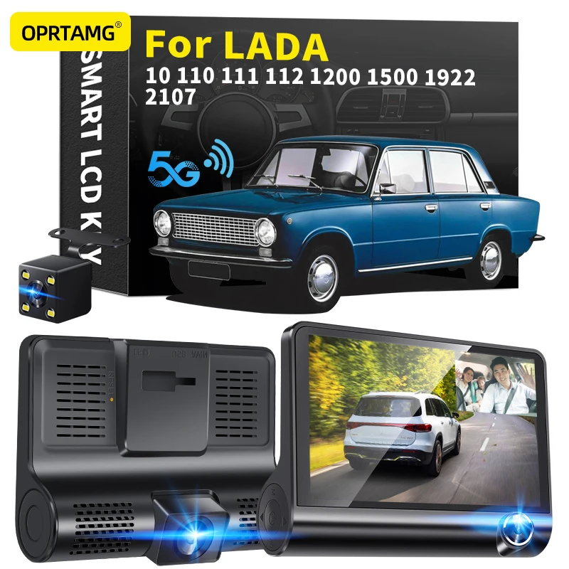 Dashcam 3 Cameras Lens 4.0 Inch 1080P Car DVR Dash Cam For LADA 10 110 111 112 1200 1500 1922 2107 Car Dashcam Car Accessories
Dashcam 3 Cameras Lens 4.0 Inch 1080P Car DVR Dash Cam For LADA 10 110 111 112 1200 1500 1922 2107 Car Dashcam Car Accessories