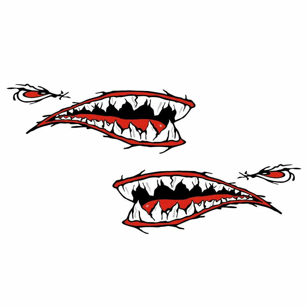 Hot Car Sticker Nice Decor For Kayak Car Graphic Sharks Mouth Teeth Side Door Fender 12\\\" Durable High Quality
Hot Car Sticker Nice Decor For Kayak Car Graphic Sharks Mouth Teeth Side Door Fender 12\\\" Durable High Quality