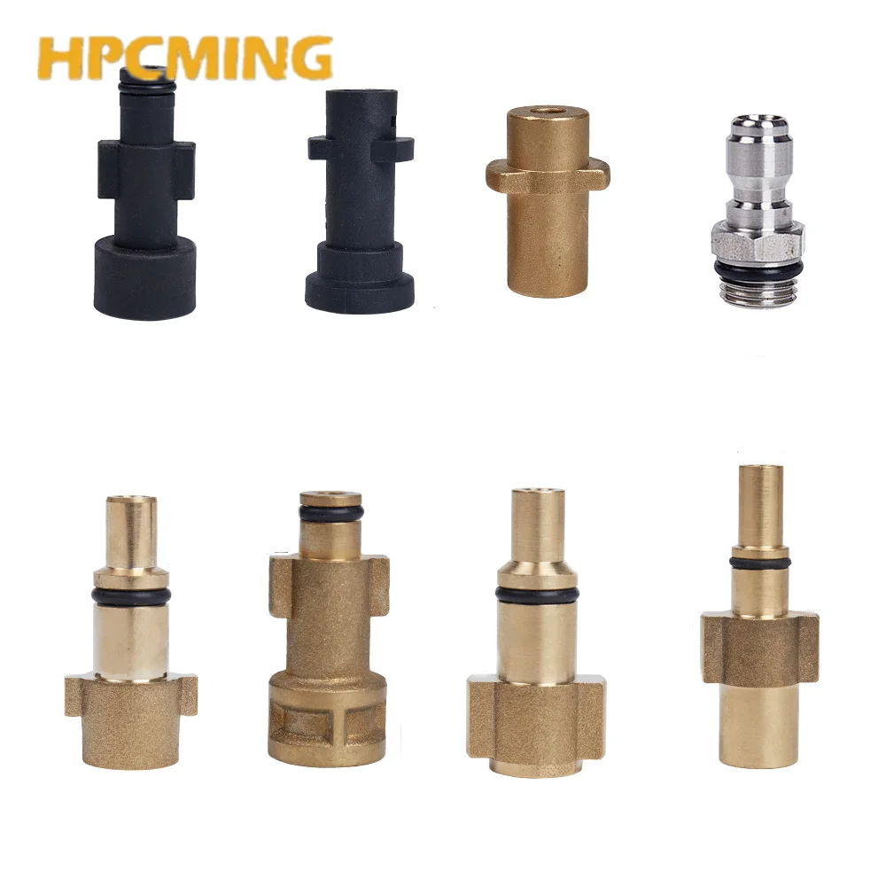 HPCMING 1/4" Quick Connect Fitting Pressure Washer Gun Lance Foam Nozzle Adapter for Karcher Elitech Nilfisk Bosch
HPCMING 1/4" Quick Connect Fitting Pressure Washer Gun Lance Foam Nozzle Adapter for Karcher Elitech Nilfisk Bosch