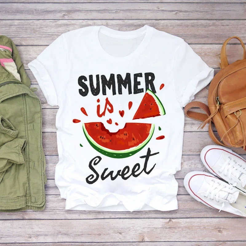 Women's T-shirt pineapple watercolor painting fruit T-shirte T-shirt short sleeve
Women's T-shirt pineapple watercolor painting fruit T-shirte T-shirt short sleeve