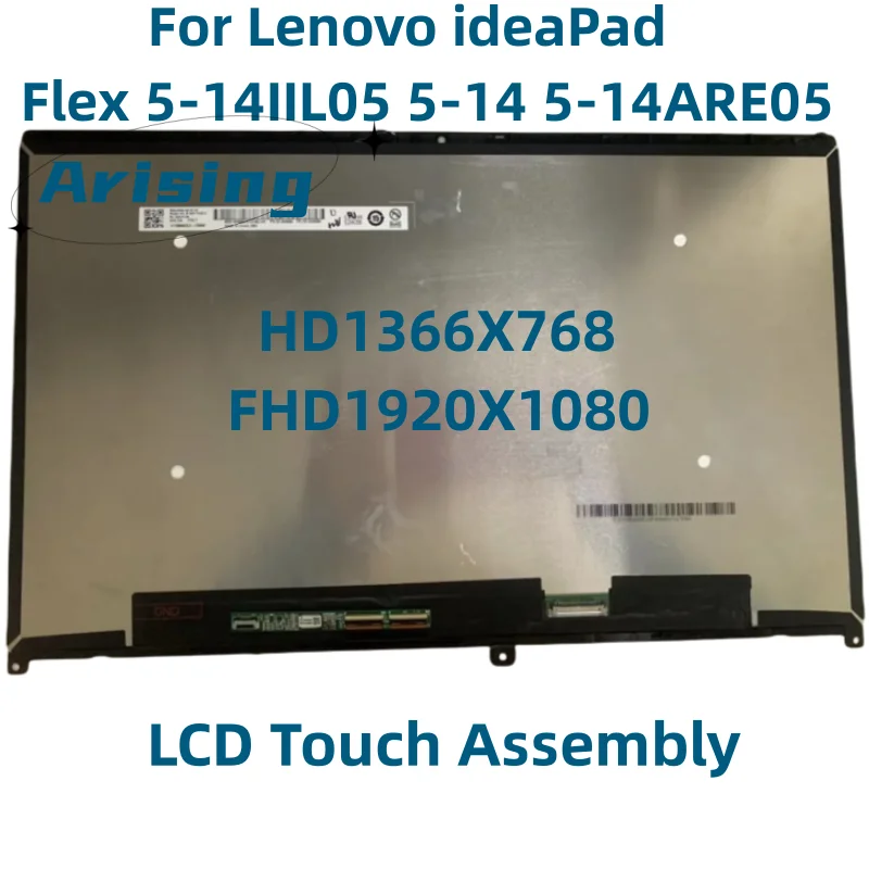 14-дюймовый сенсорный ЖК-экран для Lenovo ideaPad Flex 5-14IIL05 5-14 5-14ARE05 5-14ITL05 5-14ALC05 5D10S39641 5D10S39642
14-дюймовый сенсорный ЖК-экран для Lenovo ideaPad Flex 5-14IIL05 5-14 5-14ARE05 5-14ITL05 5-14ALC05 5D10S39641 5D10S39642