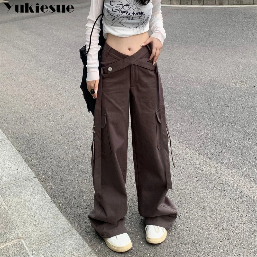 Baggy Cargo Pants for Women Low Waist Vintage Streetwear Trousers Harajuku Fashion 2022 Autumn Casual Wide Leg Bottoms
Baggy Cargo Pants for Women Low Waist Vintage Streetwear Trousers Harajuku Fashion 2022 Autumn Casual Wide Leg Bottoms