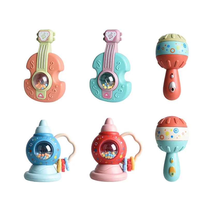 1pc Child Rattles Guitar Bite Teethers Baby Hand Bell Chewable Playable Shaking Crisp Sound Kids Auditory Stimulation Puzzle Toy
1pc Child Rattles Guitar Bite Teethers Baby Hand Bell Chewable Playable Shaking Crisp Sound Kids Auditory Stimulation Puzzle Toy