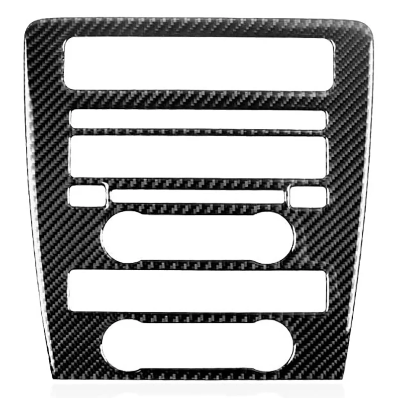 

Carbon Fiber Stickers, Central Control CD Panel Cover Moulding, Car Interior Stickers for Ford Mustang 2009-2013,1 PCS