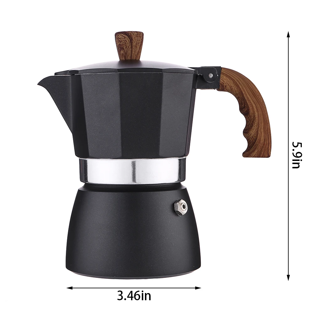 Coffee Maker Aluminum Coffee Machine Octagon Household Mocha Pot Kitchen Accessory Red 150ML
Coffee Maker Aluminum Coffee Machine Octagon Household Mocha Pot Kitchen Accessory Red 150ML