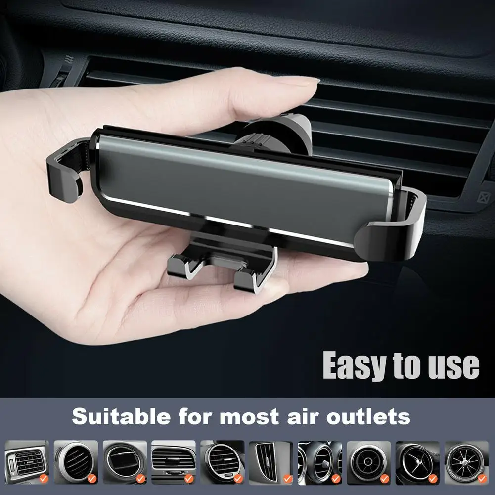 Car Air Outlet Phone Bracket Gravity Mobile Phone Navigation Mount Holder Cradle Stand Telescopic Support
Car Air Outlet Phone Bracket Gravity Mobile Phone Navigation Mount Holder Cradle Stand Telescopic Support